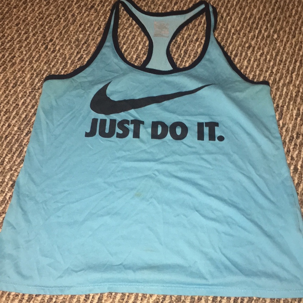Nike dri fit tee/tank top size L